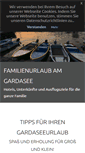 Mobile Screenshot of familienurlaub-gardasee.de